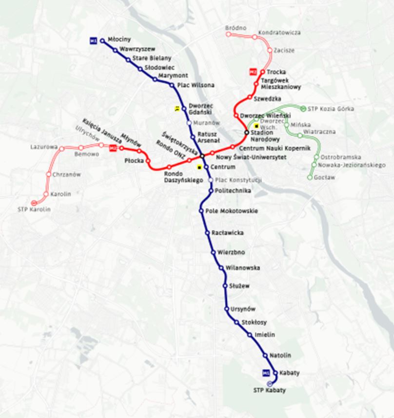 Den offentlige trafik i Warszawa