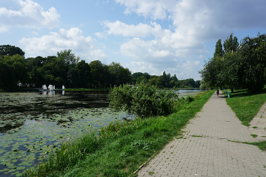 Her kan man sejle en lille tur i Warszawa