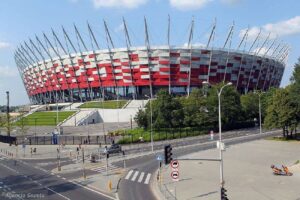 Det Nationale Polske Fodboldstadion med Gåtur i Warszawa