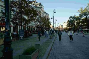 Gåtur i Warszawa
